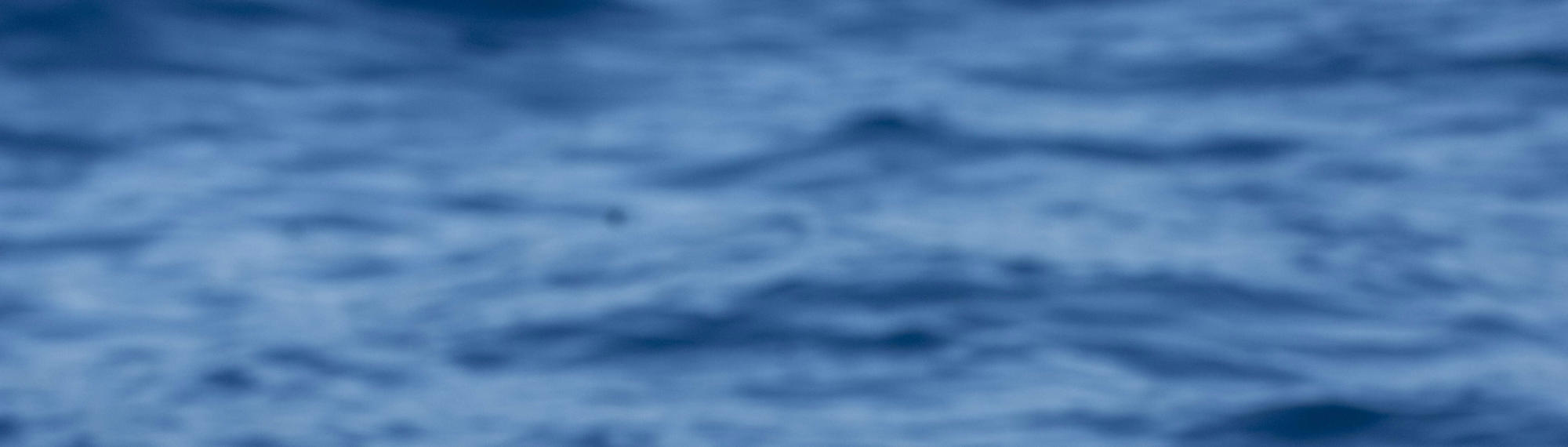 Blue ocean water, not in focus