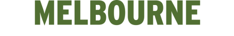 "Melbourne" (Zoo logo in botanical green).