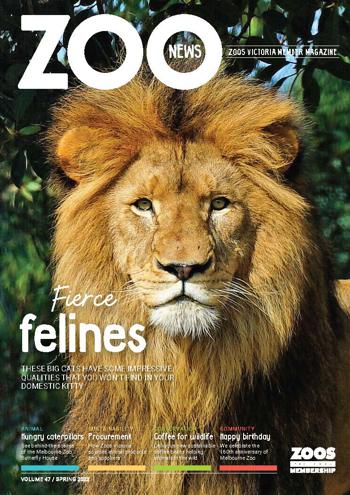 Cover of Zoo News 2022 spring