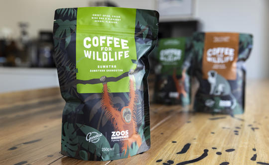 Coffee for Wildlife Sumatra coffee bag