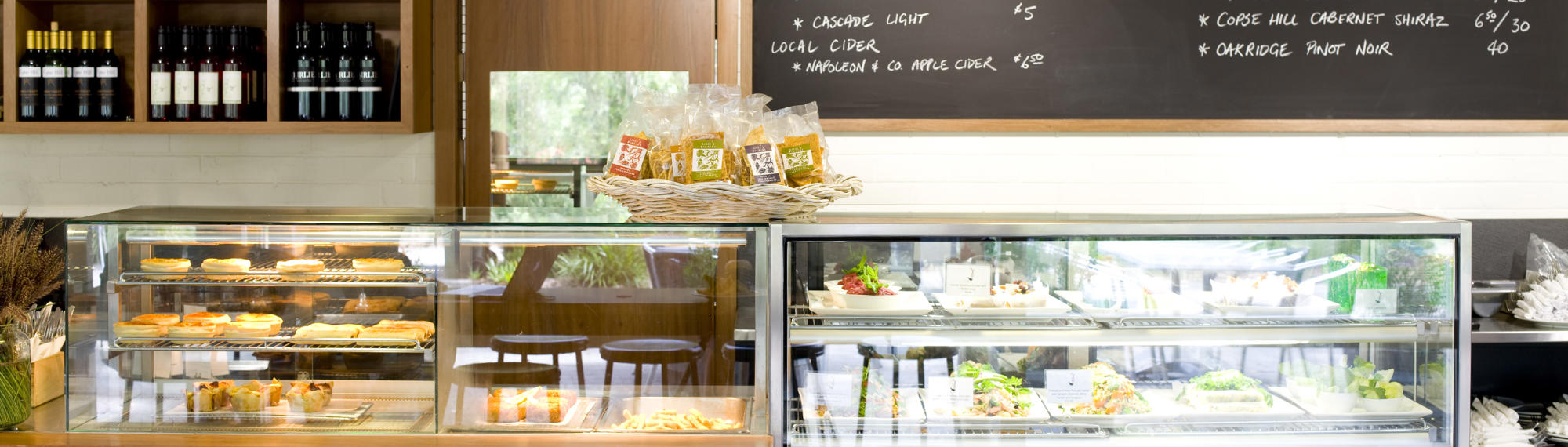 Inside the Sanctuary Harvest Café.