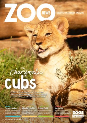 Cover of Zoo News 2023 spring