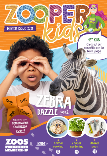 Front cover of Zooper Kids Winter 2021