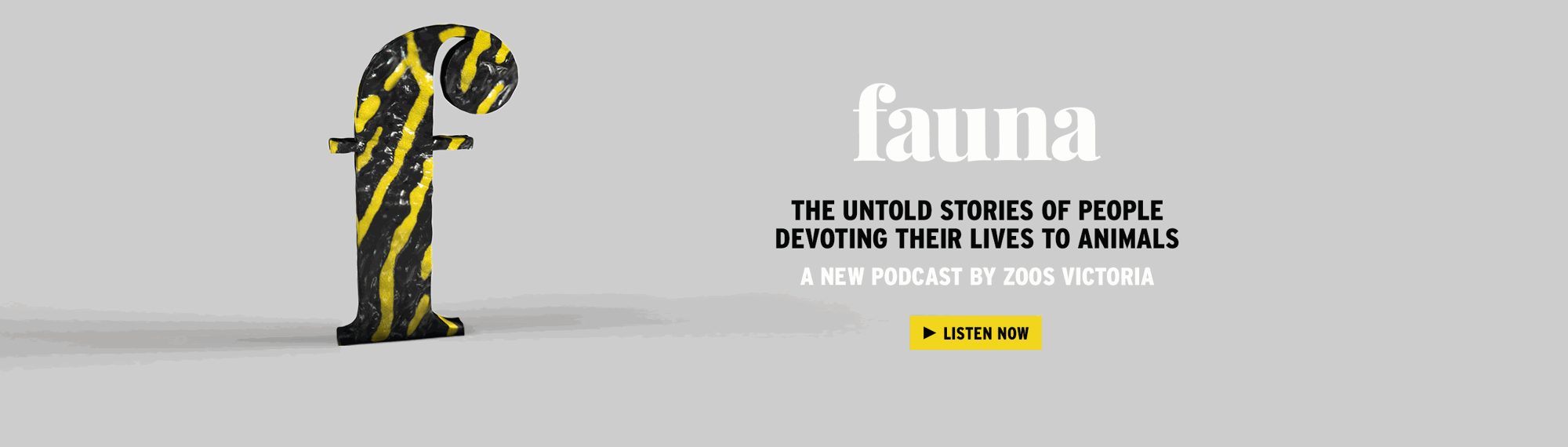 Texts fauna the untold stories of people devoting their lives to animals. a new podcast by zoos victoria