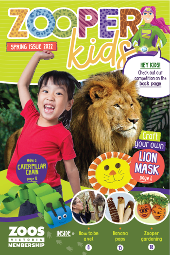 Front cover of Zooper Kids spring 2022