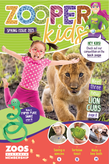 Front cover of Zooper Kids Spring 2023